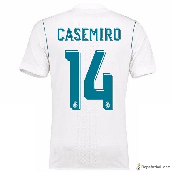 Camiseta Real Madrid Replica Primera Replica Primera Ropa Casamiro 2017/18